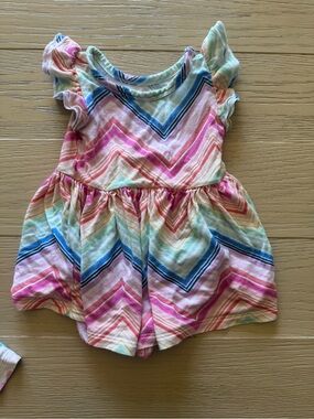 Little Sleepies Pink, Blue, Green, Yellow Dress